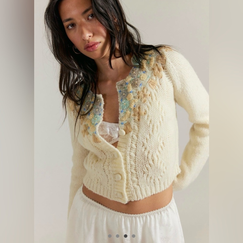 Free People One Pixie Cardi S - Picture 3 of 8